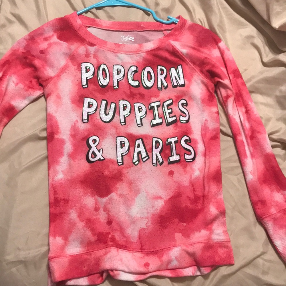 Pink justice shirt